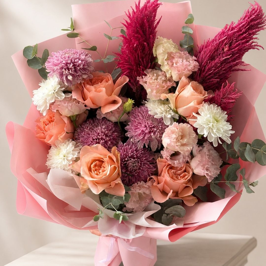 Pembe Somon Buket