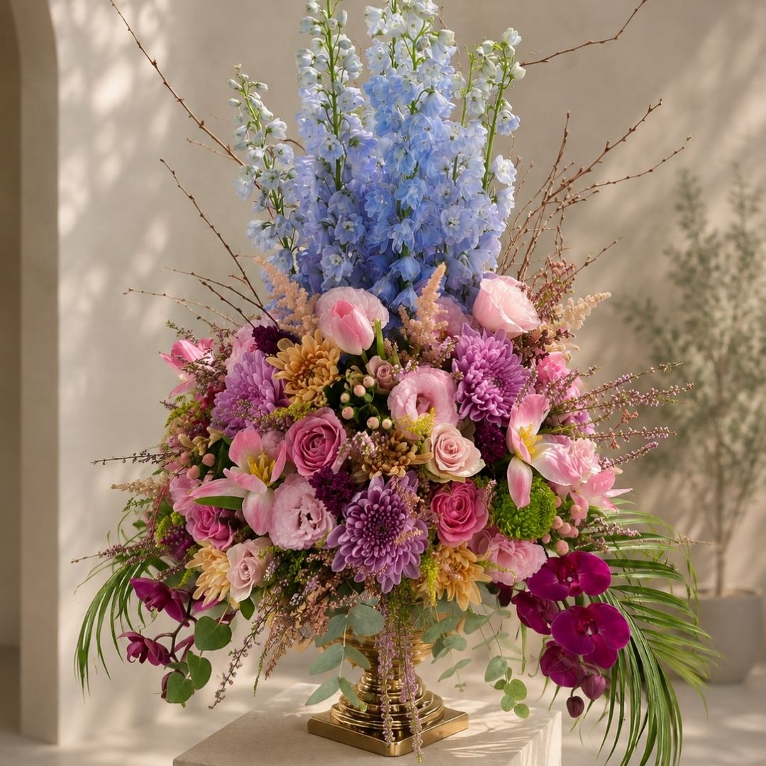 Deluxe Delphinium Aranjmanı