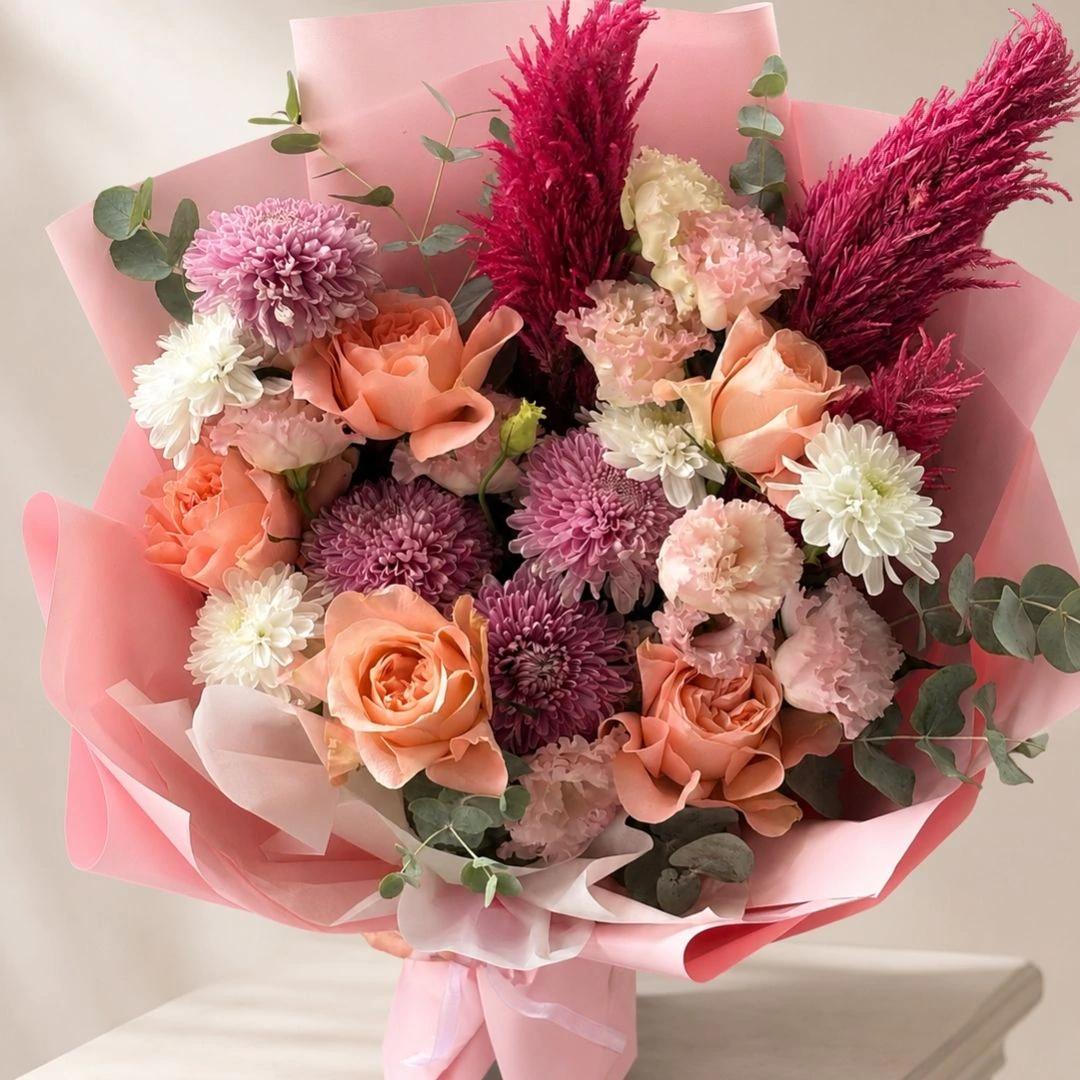 Pembe Somon Buket