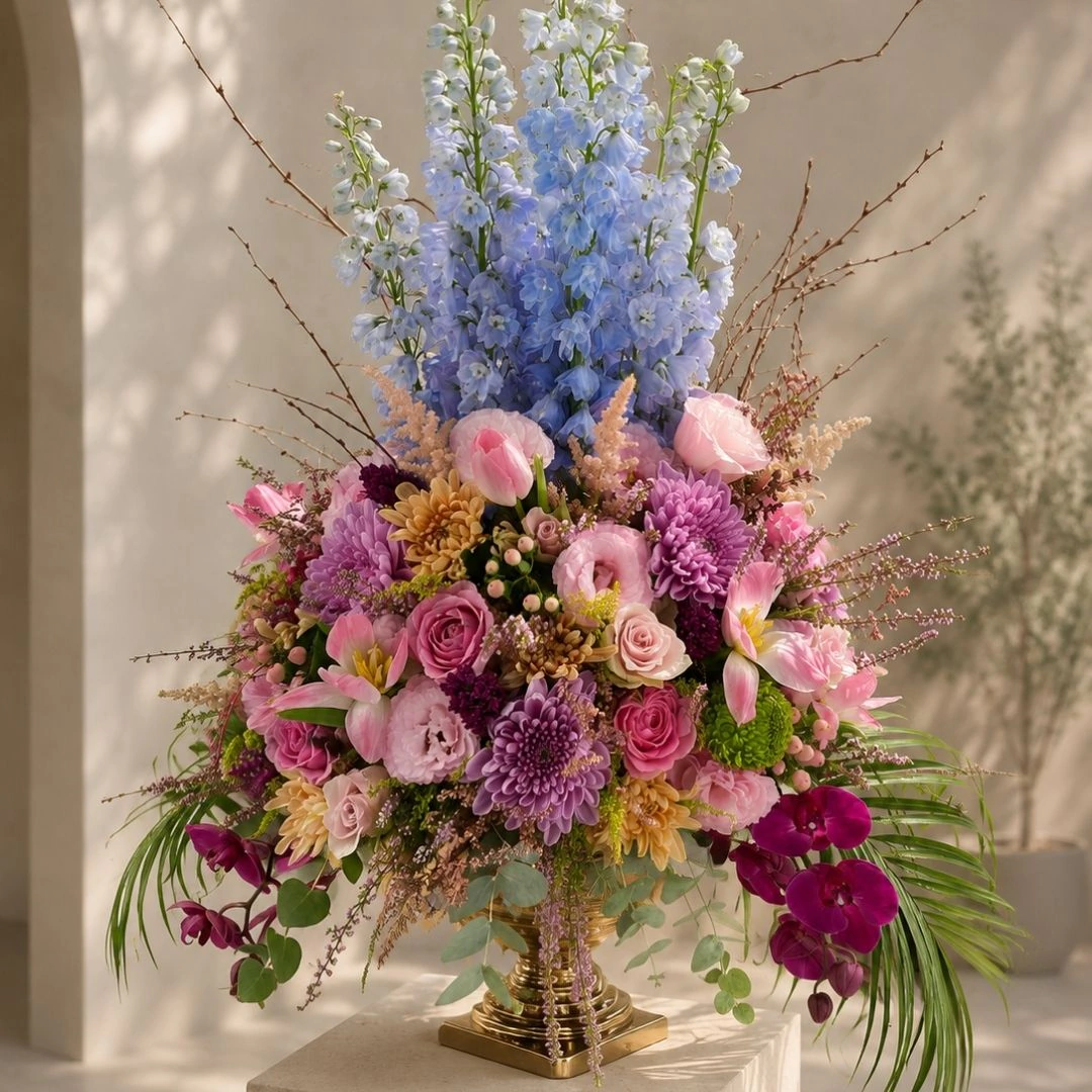 Deluxe Delphinium Aranjmanı