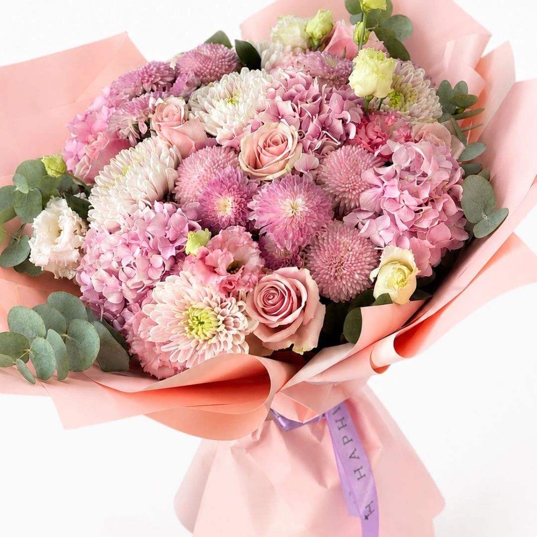 Pink Bloom Buket