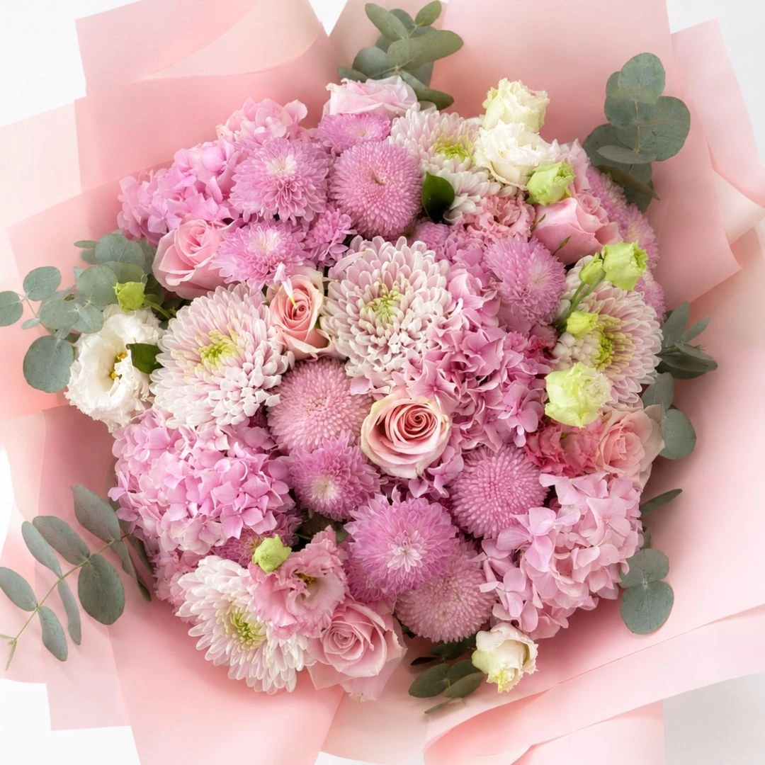 Pink Bloom Buket